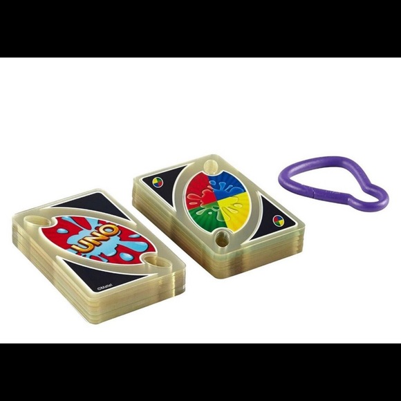 UNO SPLASH NEW UNOPENED Waterproof clear card game - Picture 5 of 9